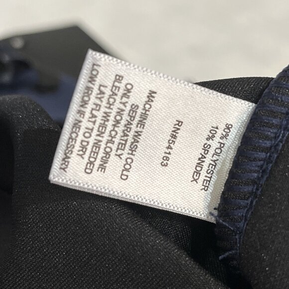 Andrew Marc New York Skirt Womens S Blue Faux Suede Mini A Line Academia Preppy‎ - Picture 6 of 6